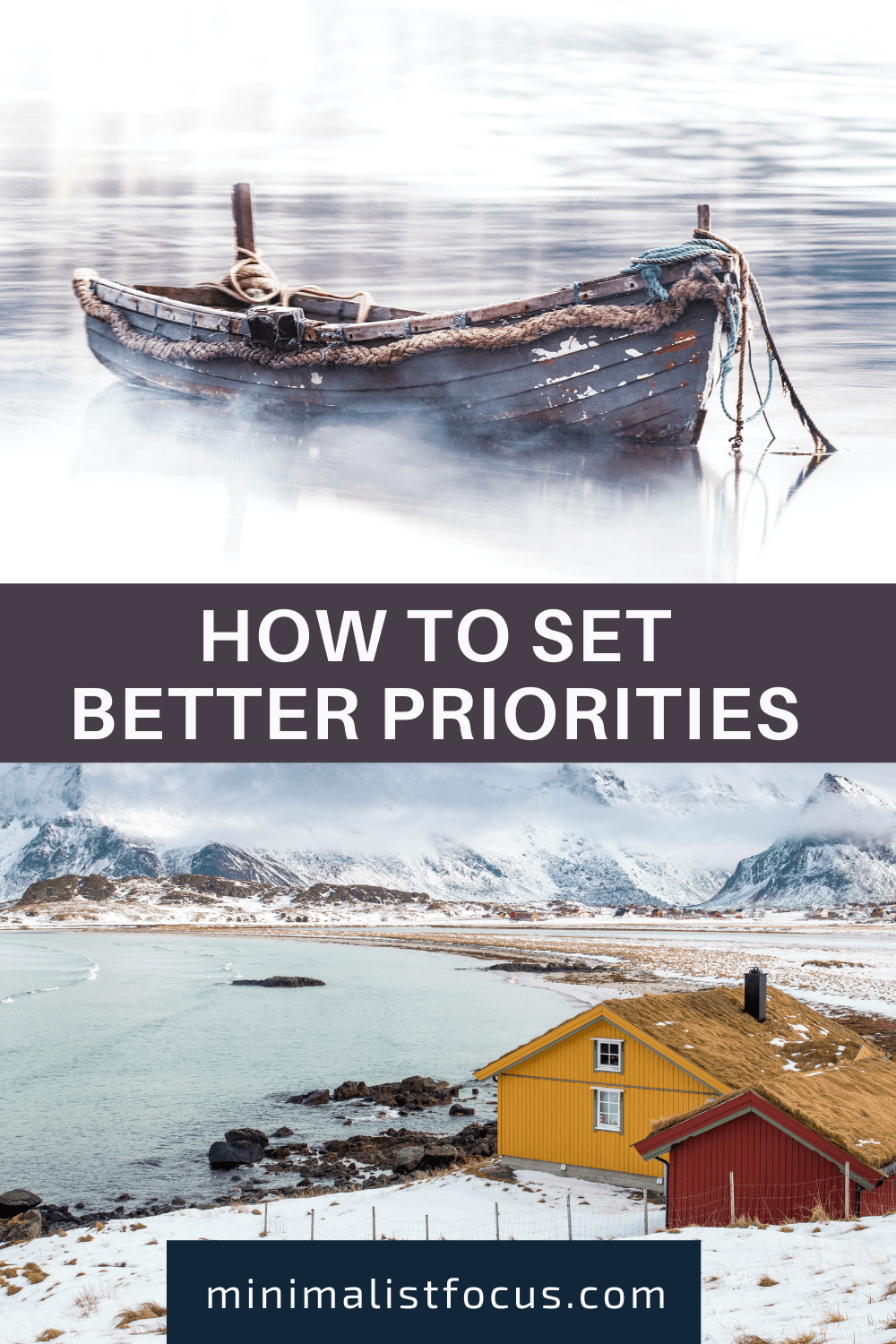 How to Set Priorities in Life - pinterest pin