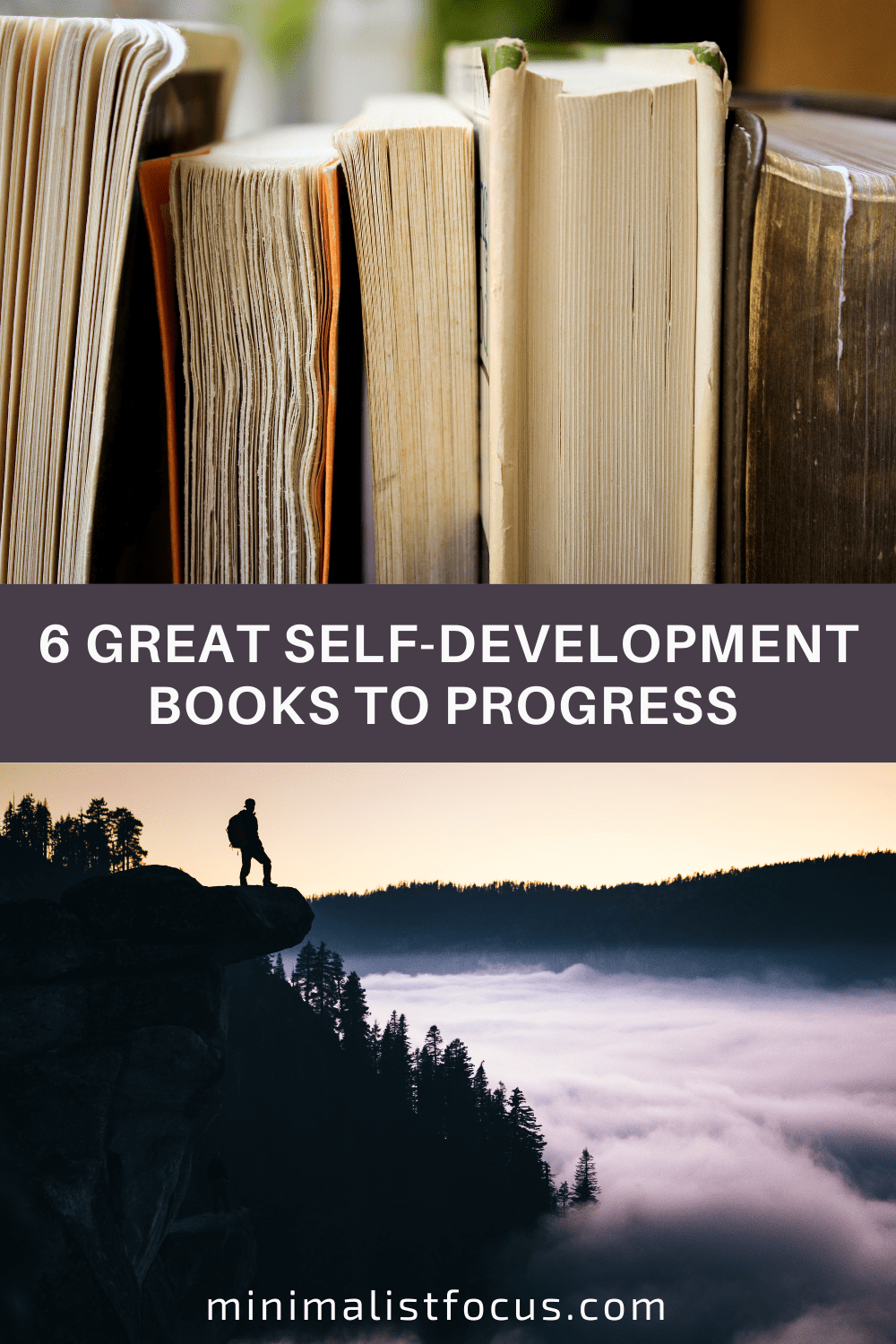 6 of the Best Self-Development Books to Influence Your Future - pinterest pin