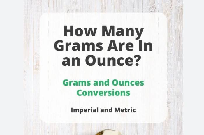 How Many Grams in an 1