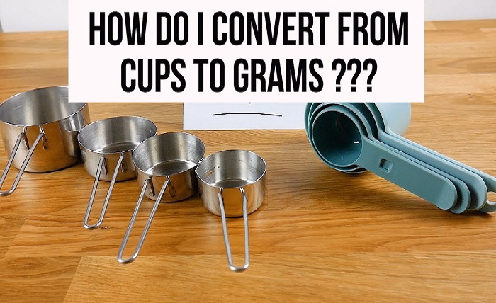 Grams to Cups Conversion for Common Ingredients