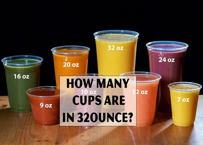 How Many Cups Are in 32 Ounces
