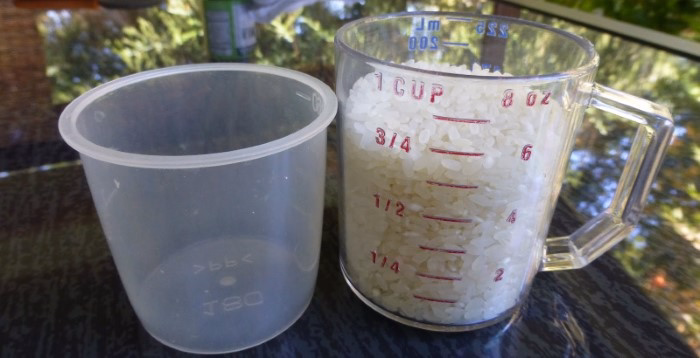 how many cups of rice in a pound 1