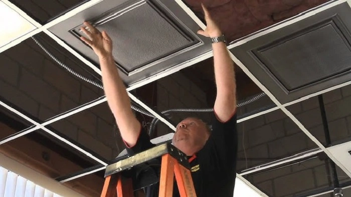 How to Get a Professional Finish When Installing Ceiling Tiless