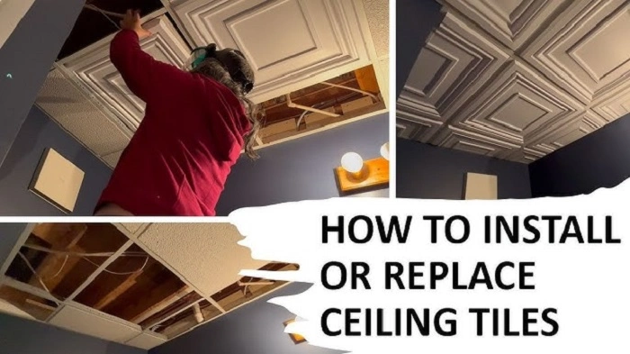 Tools for Installing Ceiling Tiles