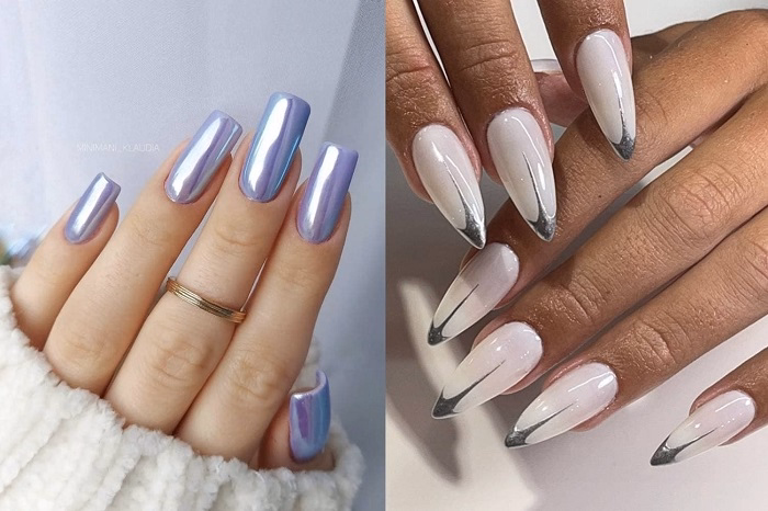 how to put chrome on nails 1